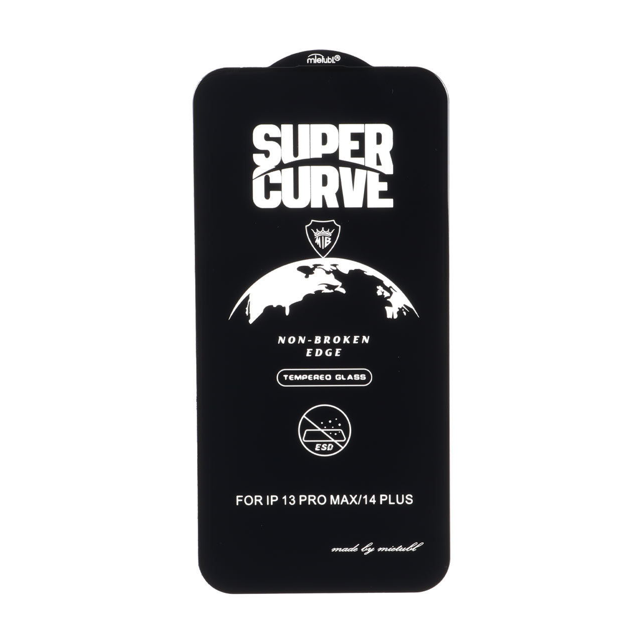 محافظ صفحه نمایش شیشه ای Full Cover ESD SUPER CURVE Mietubl مدل NTC - Apple iPhone 13 Pro Max / iPhone 14 Plus
